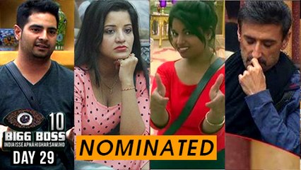 Karan,Monalisa,Lokesh,Rahul Nomination Bigg Boss 10 14th November 2016 Full Episode Update Day 29