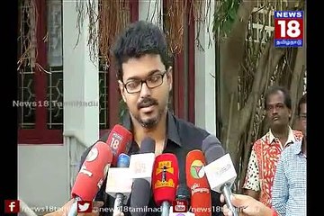 Actor Vijay talks about Demonetisation
