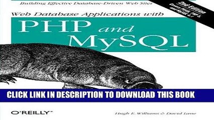 [PDF] Web Database Applications with PHP and MySQL: Building Effective Database-Driven Web Sites