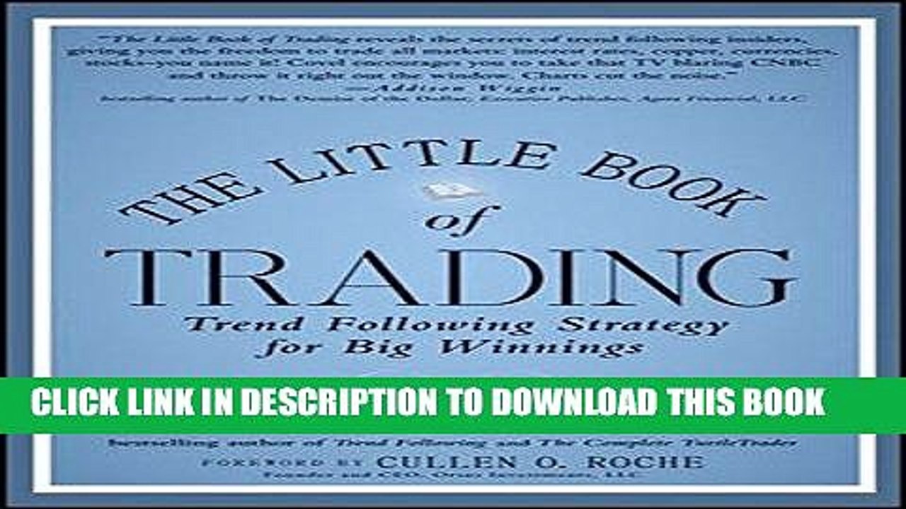 [PDF] The Little Book of Trading: Trend Following Strategy for Big Winnings Popular Online