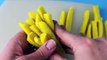 Play Doh McDonalds Fries How To Tutorial Play Dough McDonalds French Fries with 2 cans of Play-Doh