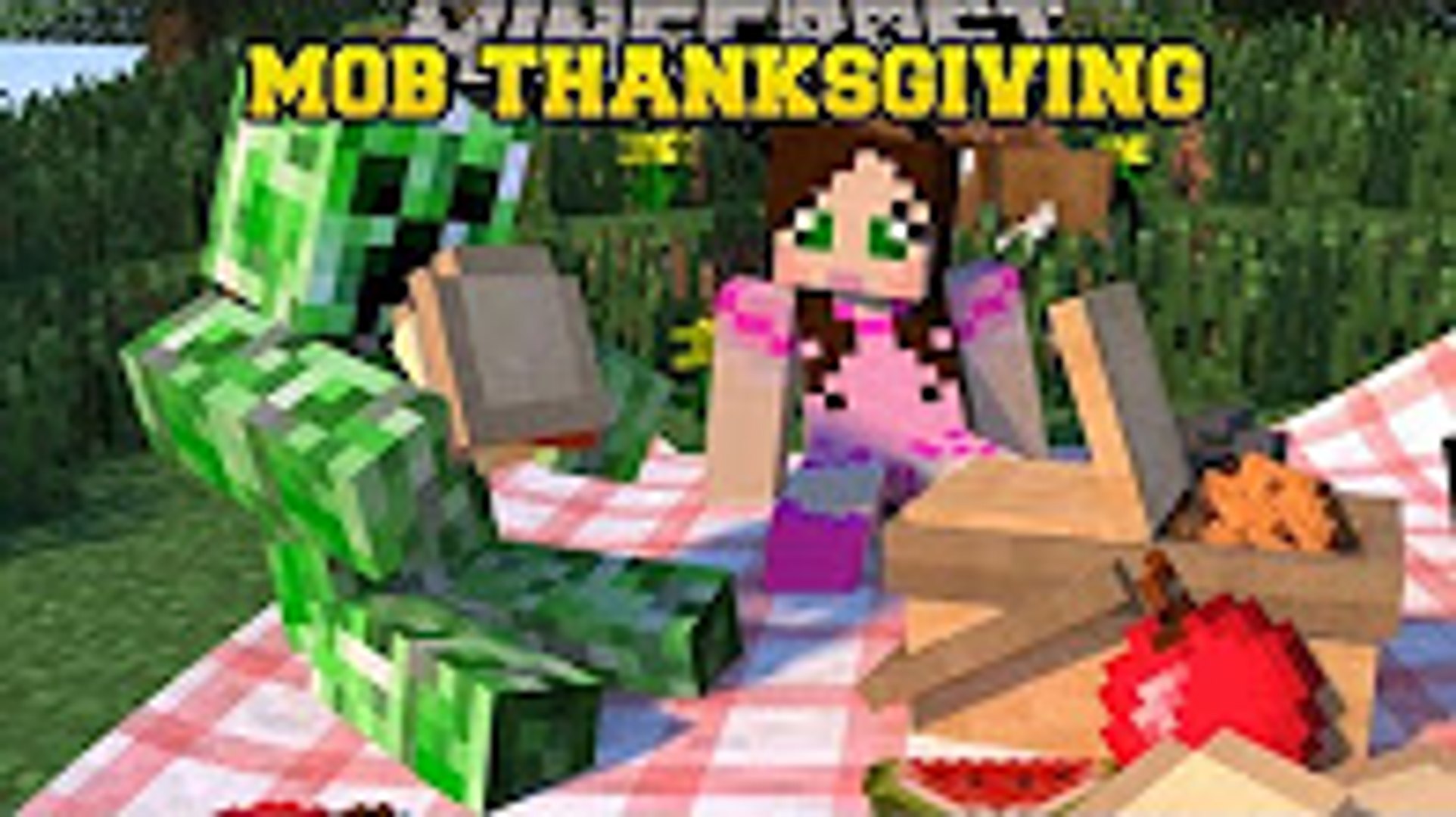 PopularMMOs Minecraft - HOW WOULD MOBS CELEBRATE THANKSGIVING! -  MOBNIFICENT THANKSGIVING - video Dailymotion