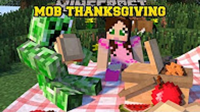PopularMMOs Minecraft - HOW WOULD MOBS CELEBRATE THANKSGIVING! - MOBNIFICENT THANKSGIVING