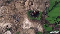 con bò sau động đất