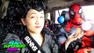 Superheroes Dancing in a Car REAL LIFE DEADPOOL MALEFICENT SPIDERMAN PINK SPIDERGIRL + MINNIE MOUSE!