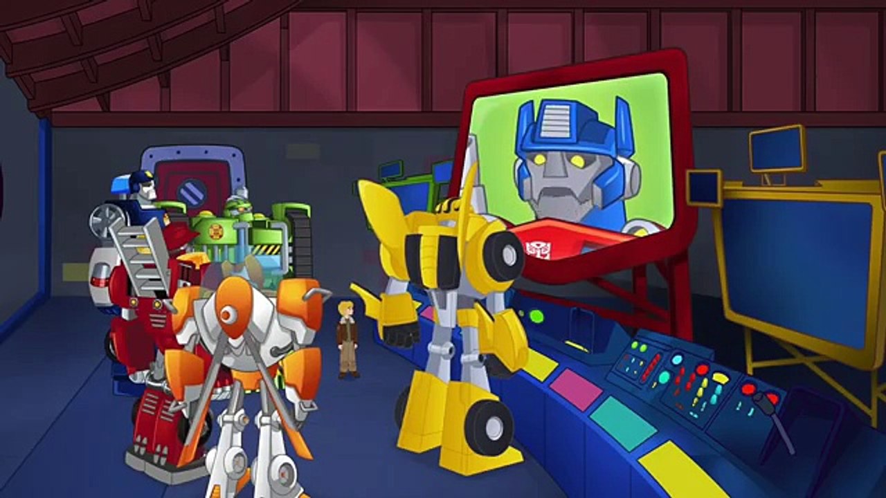 Transformers Rescue Bots Bumblebee Contacts Optimus Prime