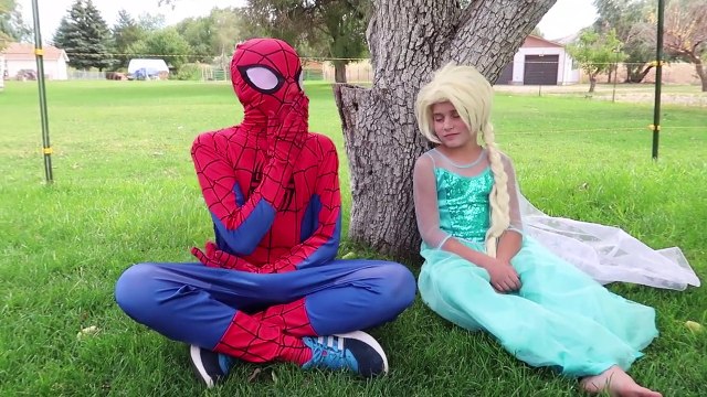 Bad Baby Joker Girl Prank vs Spiderman! Frozen Elsa Princess Elena of Avalor and Thor Joker Superman