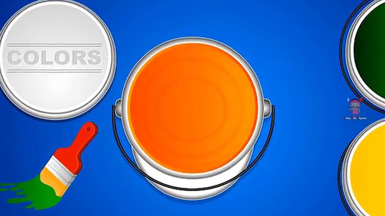 Colors for Children to Learn with Printing Colors - Colours for Kids to Learn - Kids Learning Video