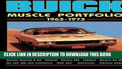 Best Seller Buick Muscle Cars 1963-1973 Free Read