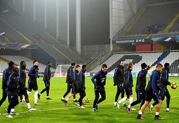Les Bleus au Stade Bollaert-Delelis a Lens