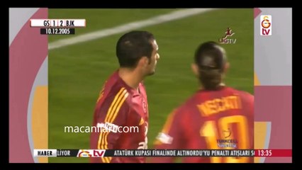 [HD] 10.12.2005 - 2005-2006 Turkish Super League Matchday 16 Galatasaray 3-2 Beşiktaş