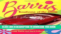 Ebook Barris Kustoms of the 1960s Free Read