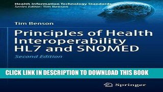 Read Now Principles of Health Interoperability HL7 and SNOMED  (Health Information Technology