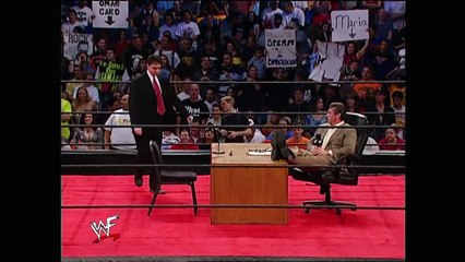 Stacy Keibler Becomes Mr. McMahon's Assistant Segment SmackDown 04.11.2002