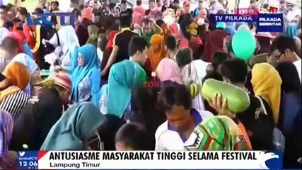 Festival Way Kambas Ditutup dengan Pesta Buah