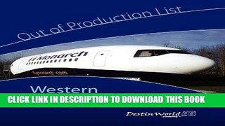 Best Seller Out of Production List - Western Jet Airliners Free Read