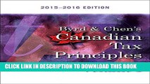 [PDF] Byrd   Chen s Canadian Tax Principles, 2015 - 2016 Edition, Volume I Full Collection