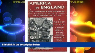 Big Sales  America in England: A short guide to places in England of American historical interest