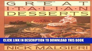 Best Seller Great Italian Desserts Free Read
