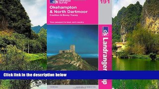 Deals in Books  Okehampton and North Dartmoor (Landranger Maps) 191 (OS Landranger Map)  Premium