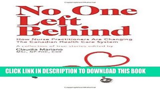 [PDF] No One Left Behind - How Nurse Practitioners Are Changing the Canadian Health Care System