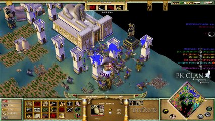 Age of Mythology - CLOSEST GAME EVER _  Titan falls off the cliff-W7UHk_fPKBA