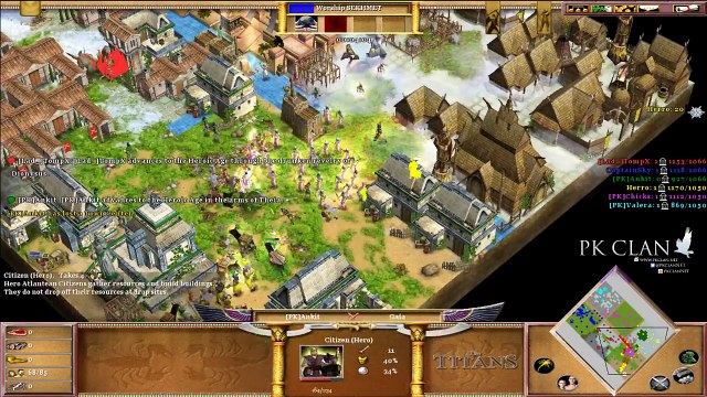 Age of Mythology - Tiny Map 3Vs3 Scenario _ Chaos EVERYWHERE!-YuJSdaCI3Vw