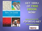 New Tax Guide for Writers, Artists, Performers and other Creative People