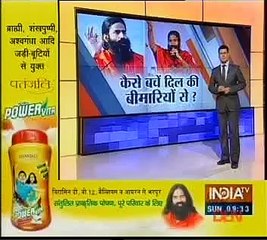 Dr Naresh Trehan Managing Director of Medanta discussing about heart problems with Ramdev
