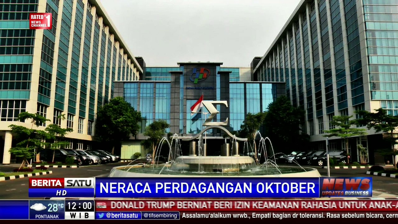 BPS: Neraca Perdagangan Oktober Surplus