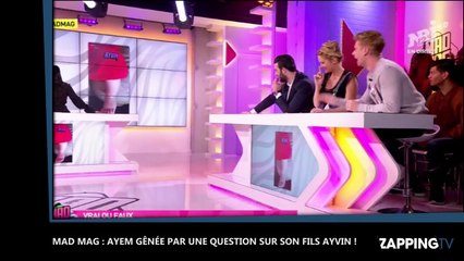 Mad Mag : Ayem gênée par une question sur son fils Ayvin !