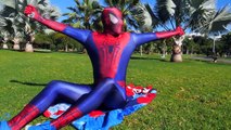 Spiderman & Frozen Elsa Fail Date Prank - Spiderdog kidnapped - Fun Superhero in Real Life