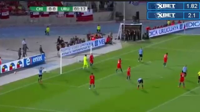 Claudio Bravo Amazing Save - Chile vs Uruguay