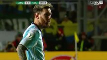Lionel MESSI Amazing Goal Free-Kick - Argentina 1-0 Colombia - (15/11/2016)