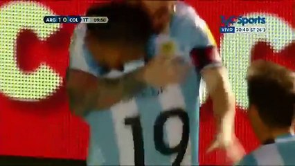 Reviva el gol de Lionel Messi ante Colombia