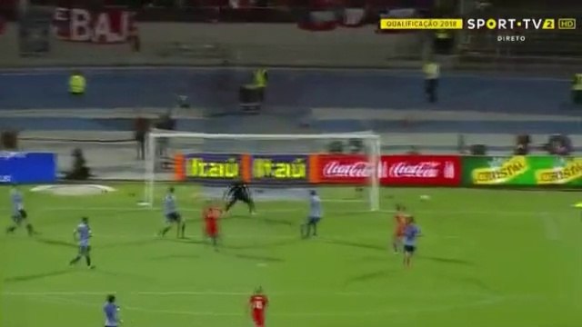 Eduardo Vargas Super Goal - Chile 1-1 Uruguay 15.11.2016 HD