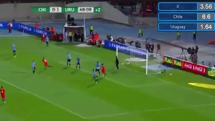 Eduardo Vargas Super Goal - Chile 1-1 Uruguay 16-11-2016 (HD)