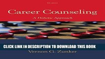 [PDF] Mobi Bundle: Career Counseling: A Holistic Approach, 9th   MindTap Counseling, 1 term (6