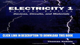 [PDF] Mobi Electricity 1: Devices, Circuits and Materials (v. 1) Full Download
