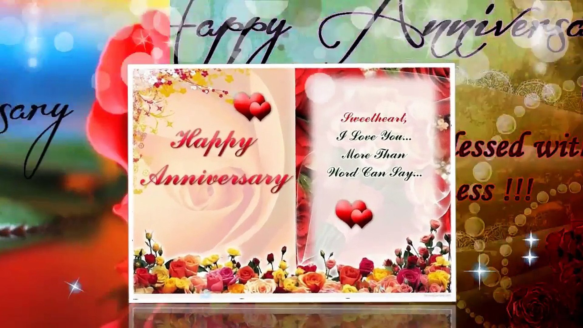 Happy Wedding Anniversary Best Wishes Video Clips Wedding