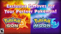 Pokemon Sun and Moon - Starter Pokémon Z-Moves and Ultra Beasts Trailer-879MqRz7nwM