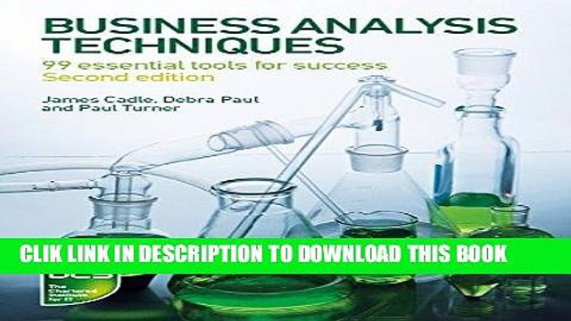 [PDF] Business Analysis Techniques: 99 Essential Tools for Success Popular Online