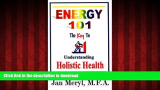 Best books  Energy 101: The Key to Understanding Holistic Health online to buy
