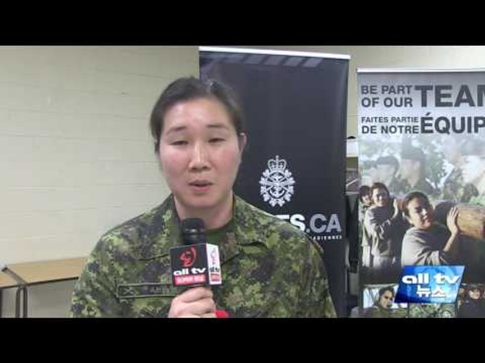 캐나다군 입대설명회 ALLTV NEWS EAST 14NOV16