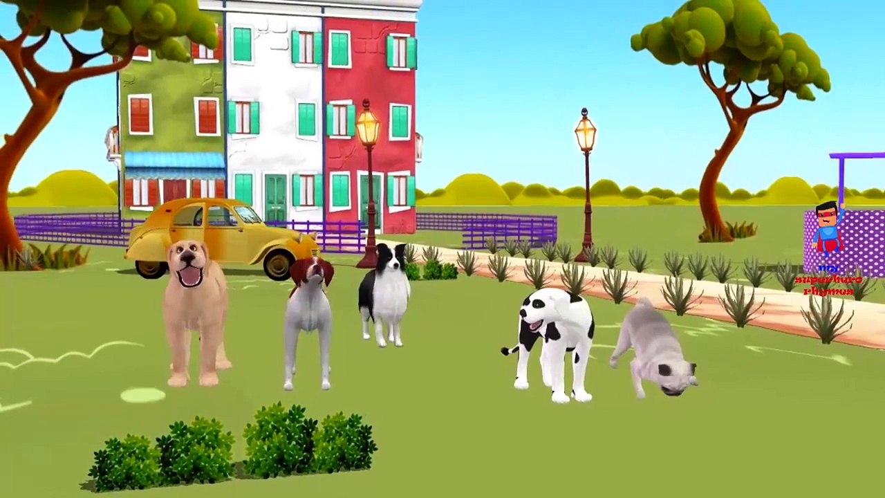 Animals Cartoons Singing Finger Family Rhymes | Animals Children Nursery Rhymes for Babies