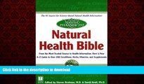 Best books  Natural Health Bible: From the Most Trusted Source in Health Information, Here is Your