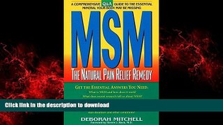 liberty book  MSM: The Natural Pain Relief Remedy online for ipad