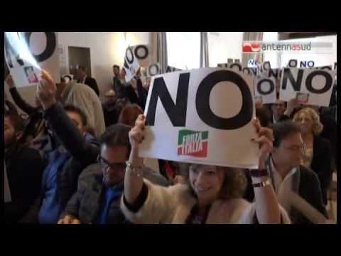 Tg Antenna Sud - Forza Italia in campo a Bari per il no al referendum