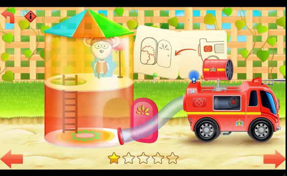 Пожарная машина. Мультик про Пожарную машину. Пожарная машина тушит пожар