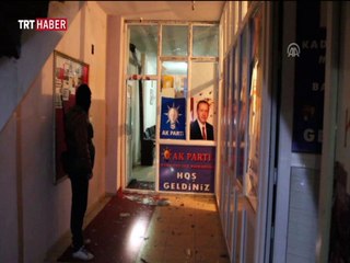 AK Parti Muradiye İlçe Başkanlığı binasına bombalı saldırı